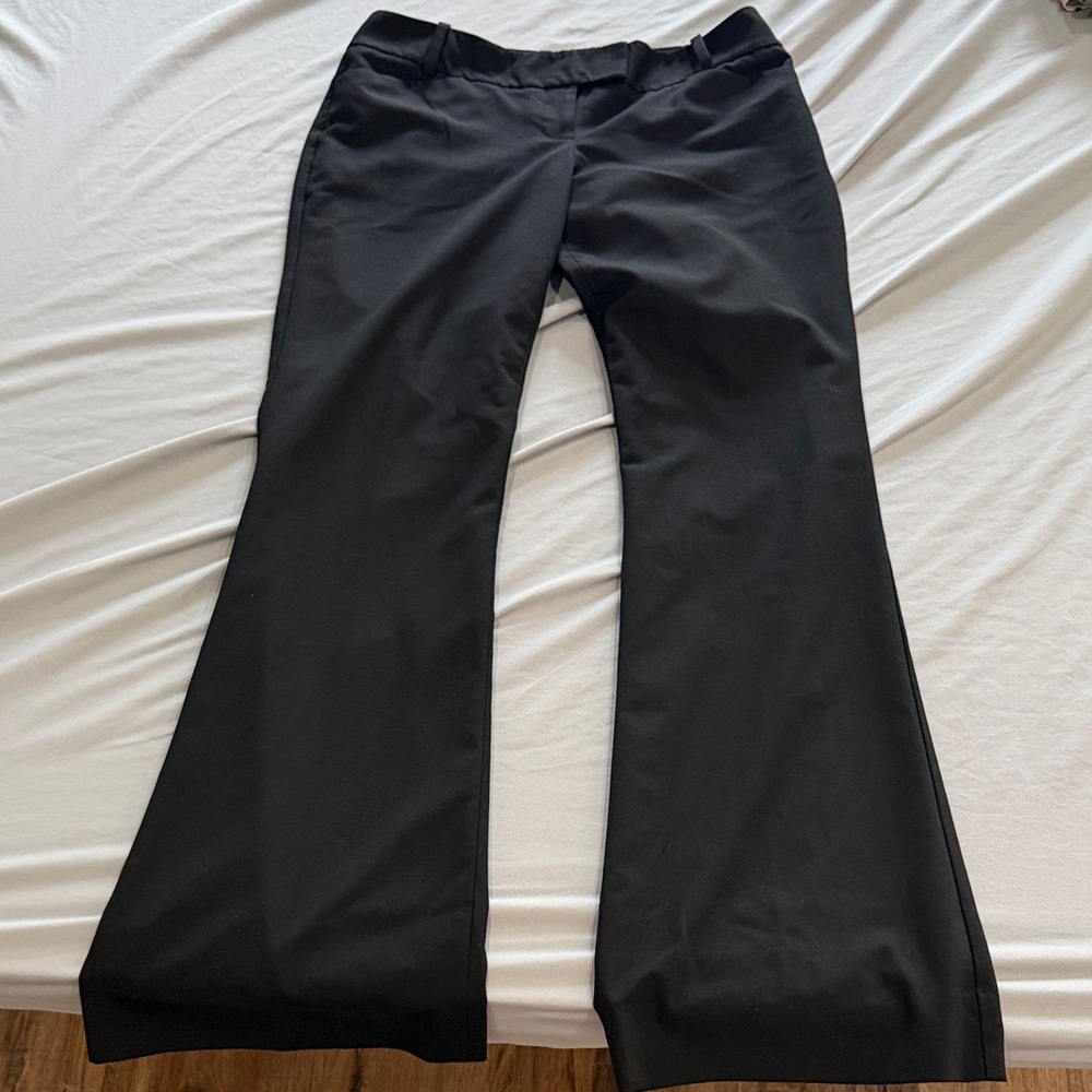 The Limited Black Boot-Cut Work Pants